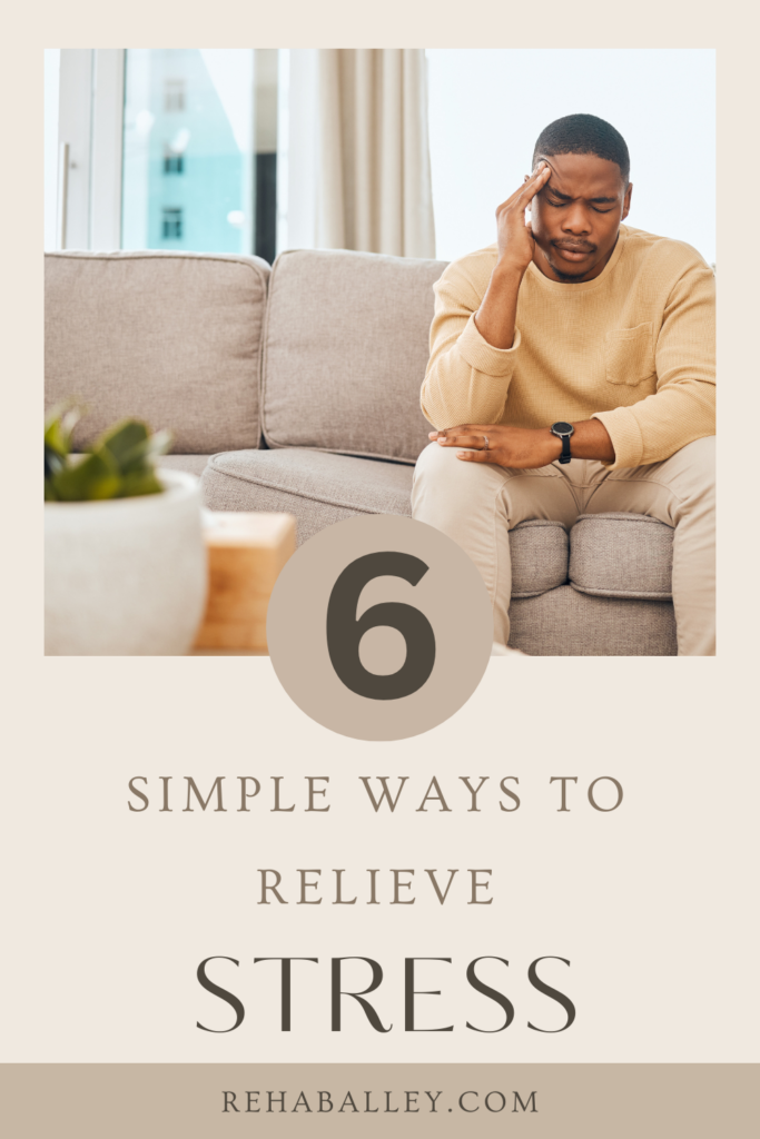 6 Simple Ways To Relieve Stress, African American Man Stressed out after a hard day at work.